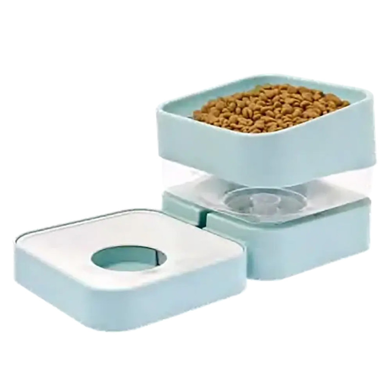 Dispensador modular Cubo de água com comedouro