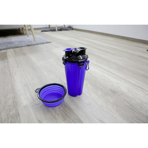 Dispensador de viagem para ração e água