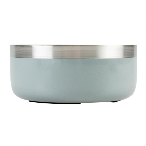 Comedouro em inox Heavy Fix Cinzento para Cães