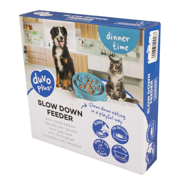 Comedouro Slow Food Anti-Gulping para Cães e Gatos