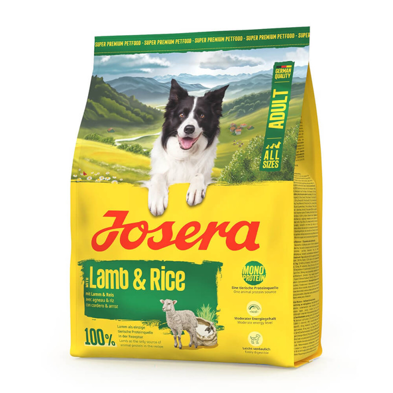Josera All Sizes - Ração Seca Para Cão Adulto - Borrego E Arroz