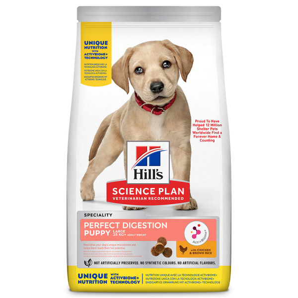 Hill'S Perfect Digestion Puppy Large - Ração Seca Para Cachorro De Porte Grande - Frango E Arroz