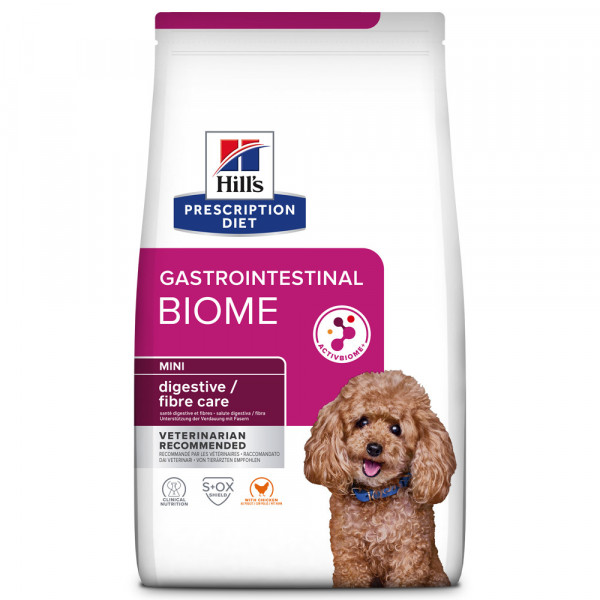 Hill'S PD Gastrointestinal Biome Mini - Ração Seca Para Cão Pequeno Com Problemas Digestivos