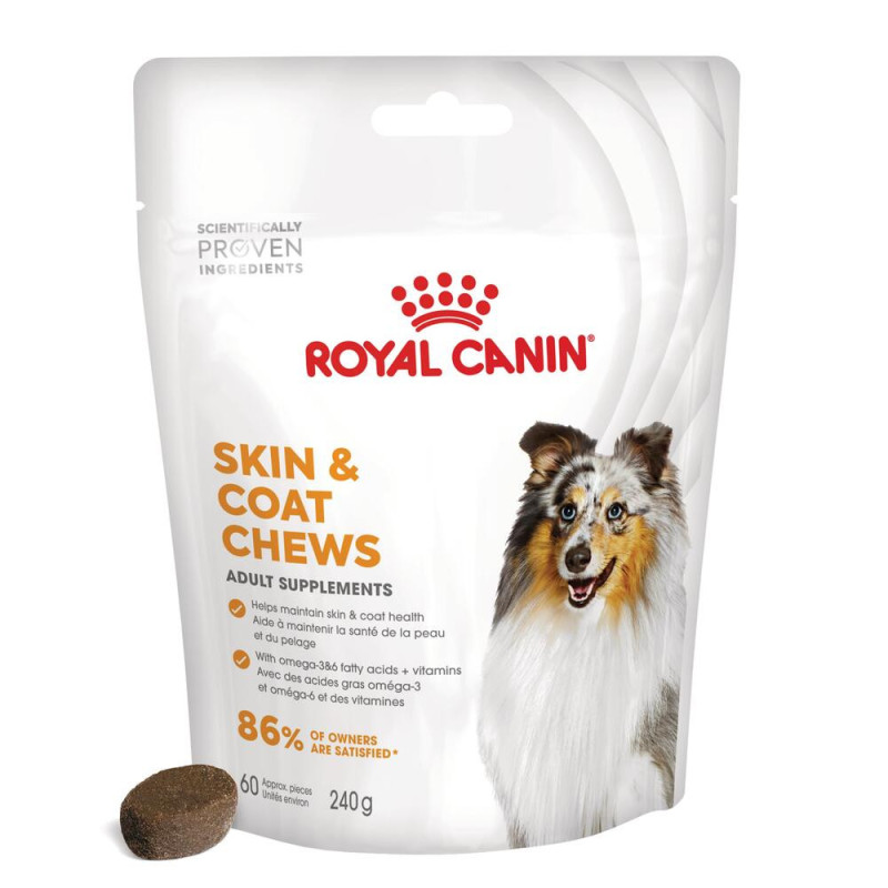 Royal Canin Skin & Coat Chews - Suplemento Para Cão Com Pele Sensível