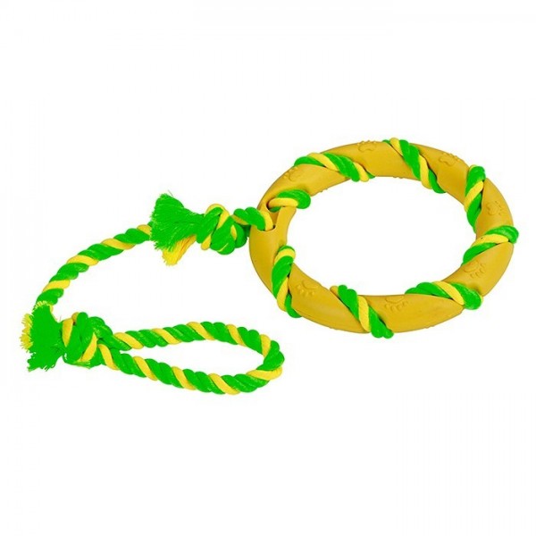 Anel De Borracha Com Corda