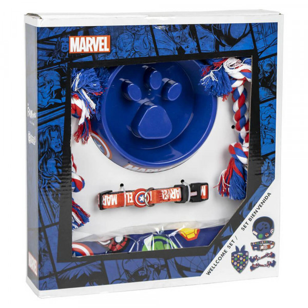 Conjunto De Boas-Vindas Para Cães - Capitão América