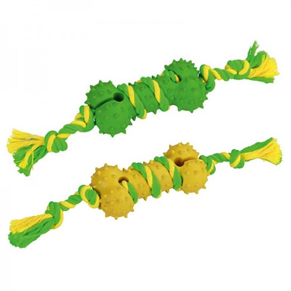 Osso De Borracha Com Corda