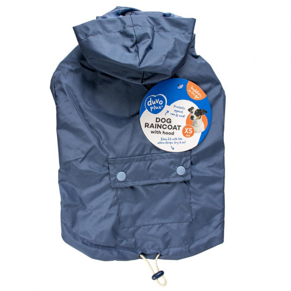 Parka De Chuva Para Cães - Azul