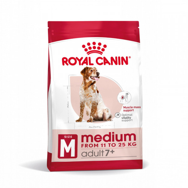 Ração Para Cão Royal Canin Medium Adulto 7+