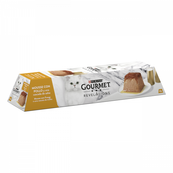 Gourmet Revelations Mousse Gato - Frango 4 X 57gr