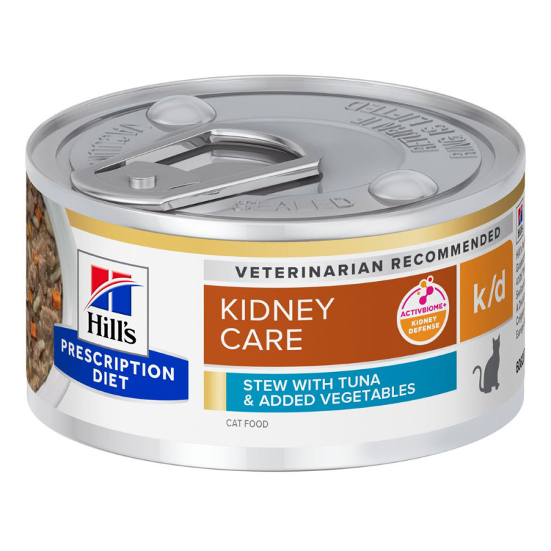 Hill'S Kidney Care K/D - Alimento Húmido Para Gato Para Suporte Da Doença Renal - Atum