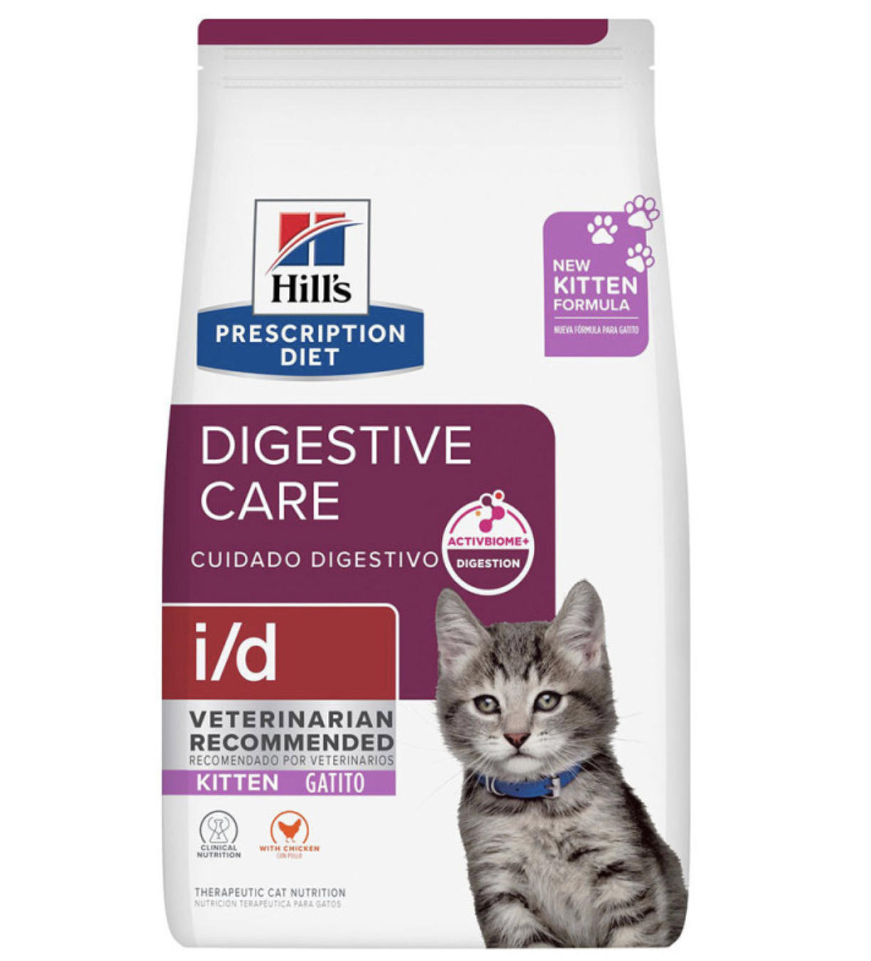 Hill'S PD Digestive Care I/D Kitten - Ração Seca Para Gatinho Com Problemas Digestivos