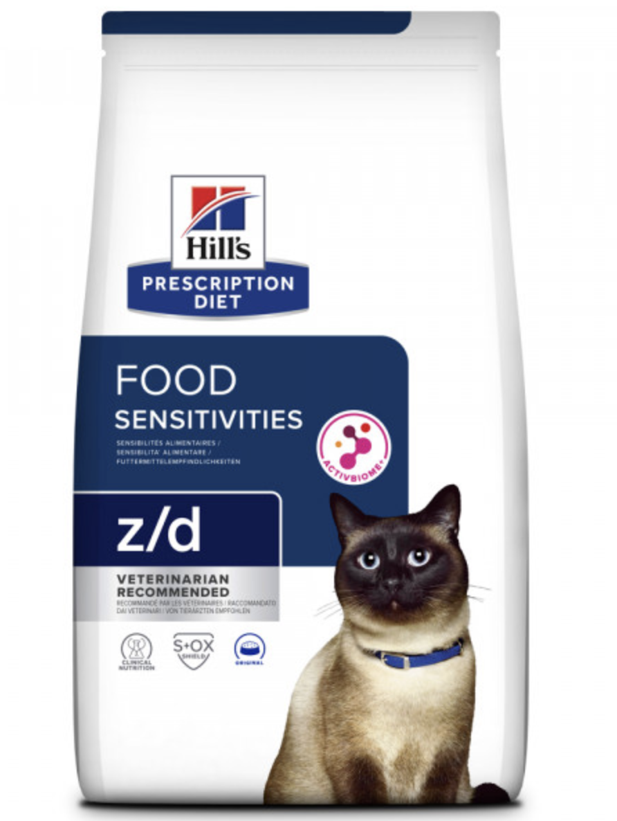 Hill'S PD Food Sensitivities Z/D - Ração Seca Para Gato Com Sensibilidades Alimentares