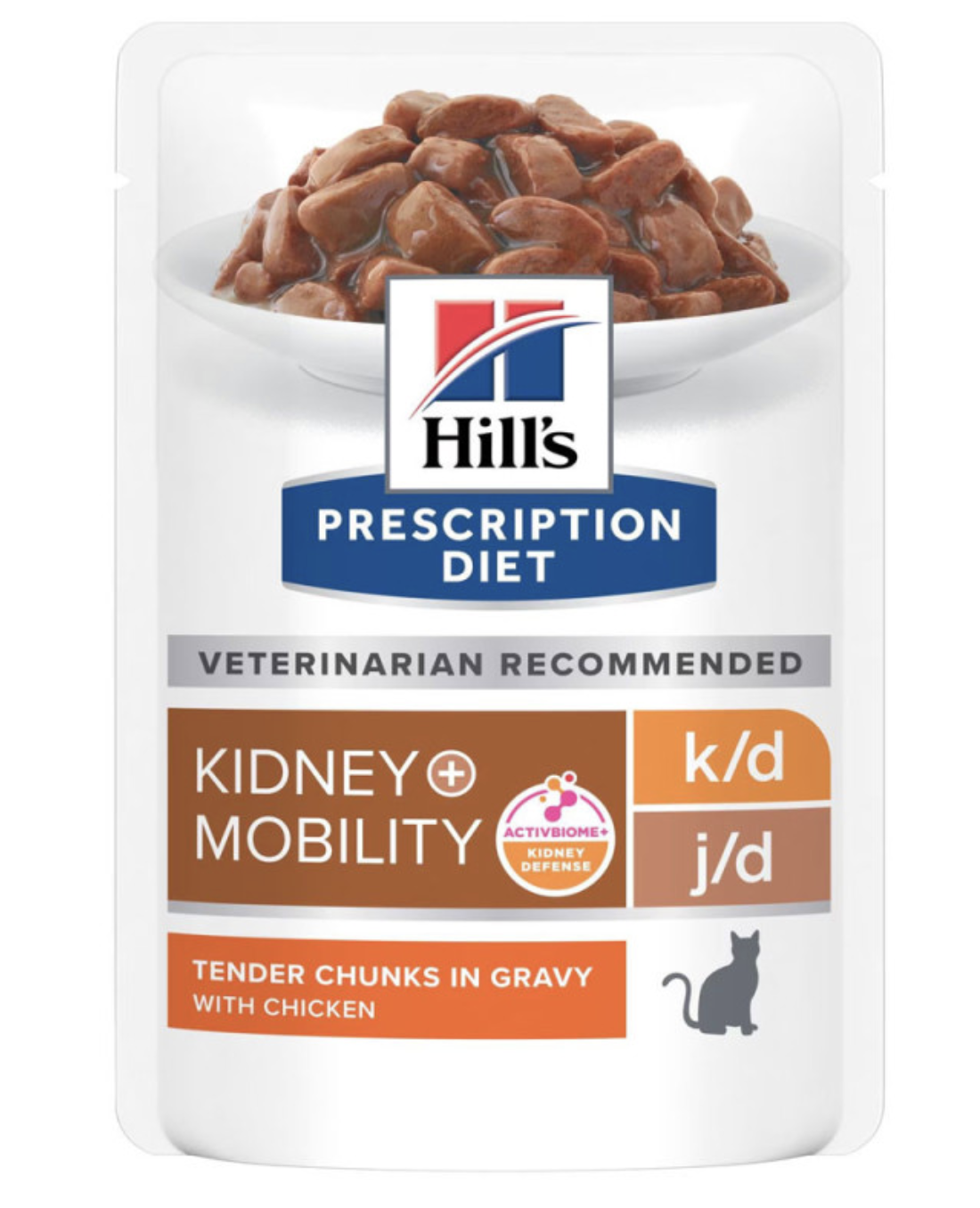Hill'S PD Kidney + Mobility K/D J/D - Alimento Em Molho Para Gato Para A Saúde Renal E Articular