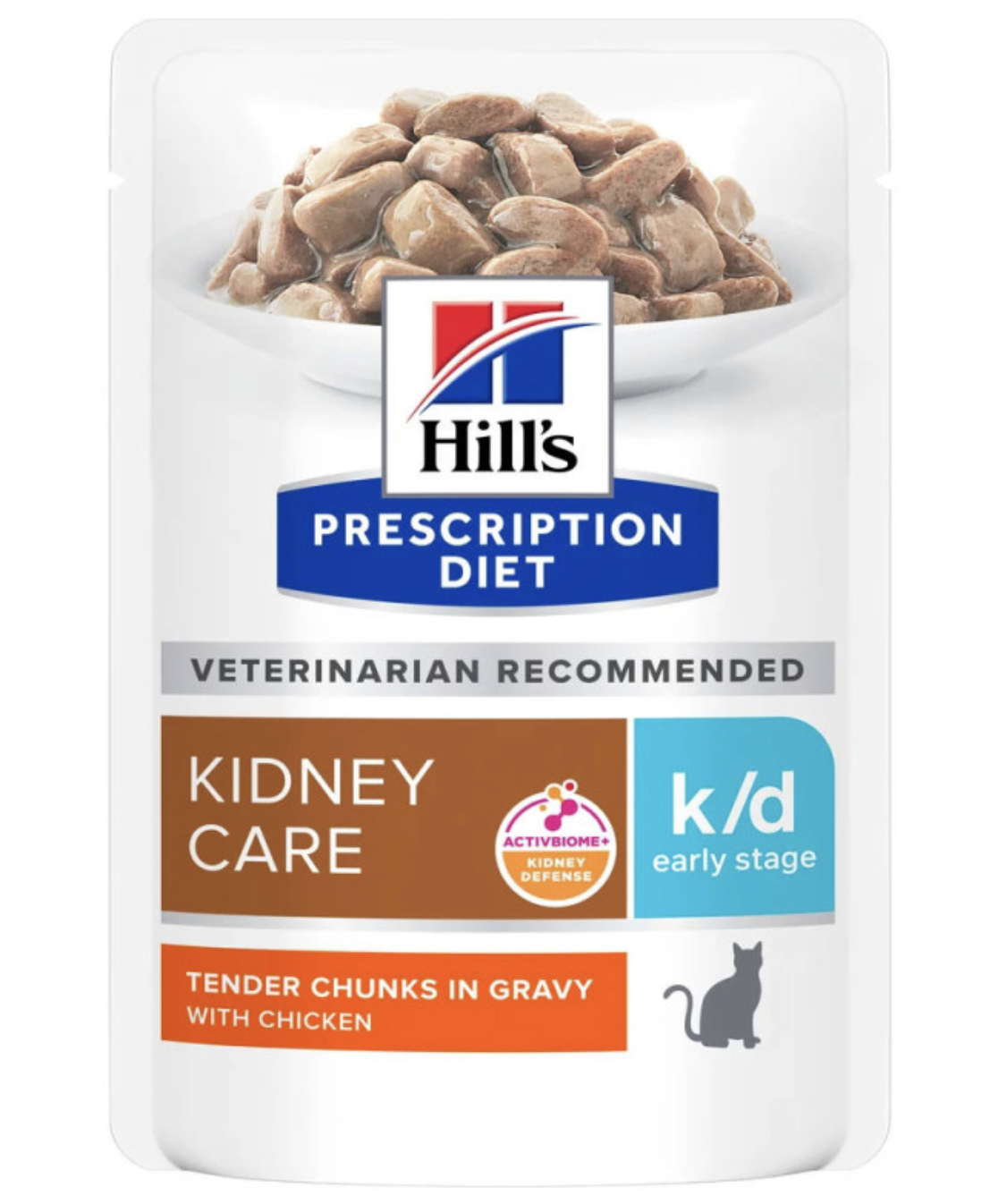 Hill'S PD Kidney Care K/D Early Stage - Alimento Em Molho Para Gato Com Doença Renal Precoce