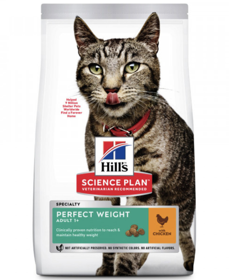 Hill'S Perfect Weight Adult - Ração Seca Para Gato Com Excesso De Peso - Frango