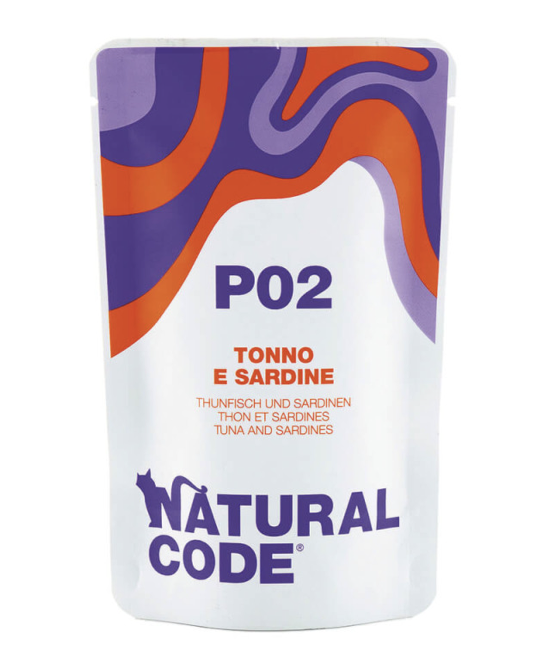 Natural Code P02 - Alimento Húmido Para Gato - Filete De Atum E Sardinhas