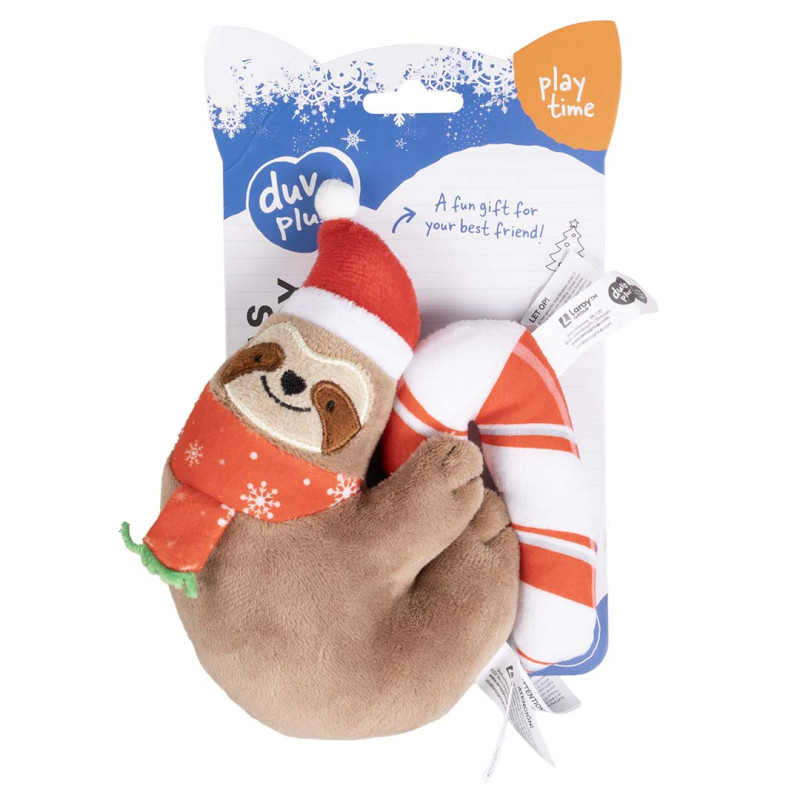Preguiça e Bengala de Natal para Gato