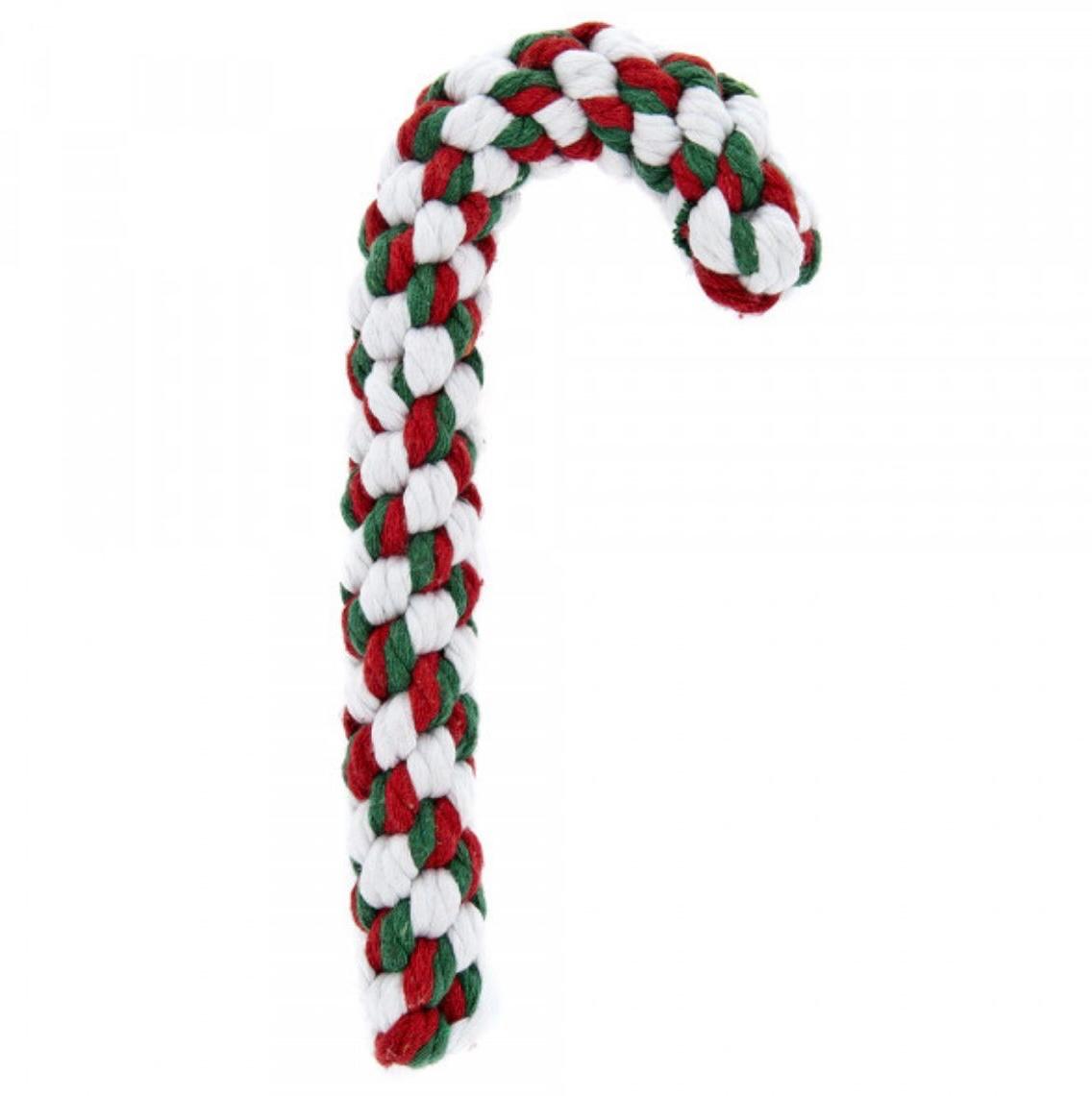 Bengala de Natal de Corda para Cães