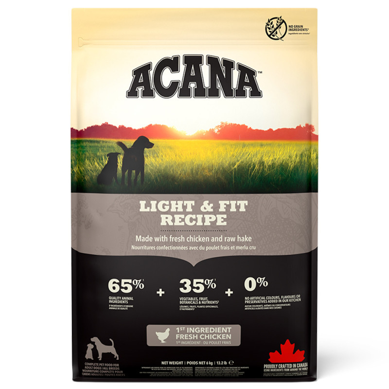 ACANA Light & Fit - Ração seca para cão para controlo do peso