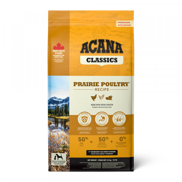 ACANA Classics Prairie Poultry - Ração para cão - Frango, peru e ovos