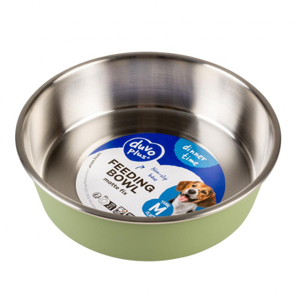 Comedouro em inox Matte Fix