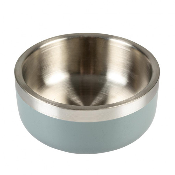 Comedouro em inox Heavy Fix Cinzento para Cães