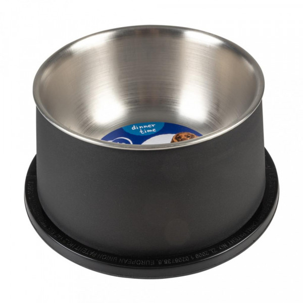 Comedouro em inox Matte Fix Conic