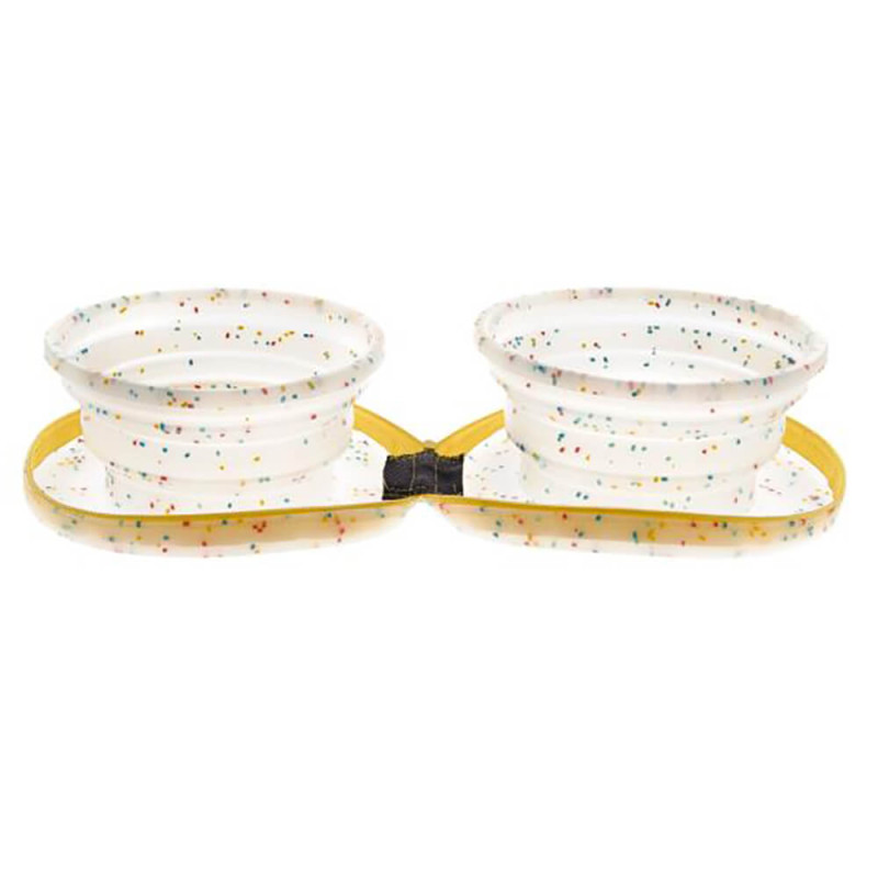 Taça de Viagem Compact Confetti em Silicone