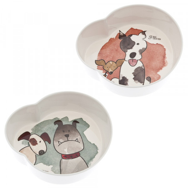 Taça de Plástico Aquarelle para Cães