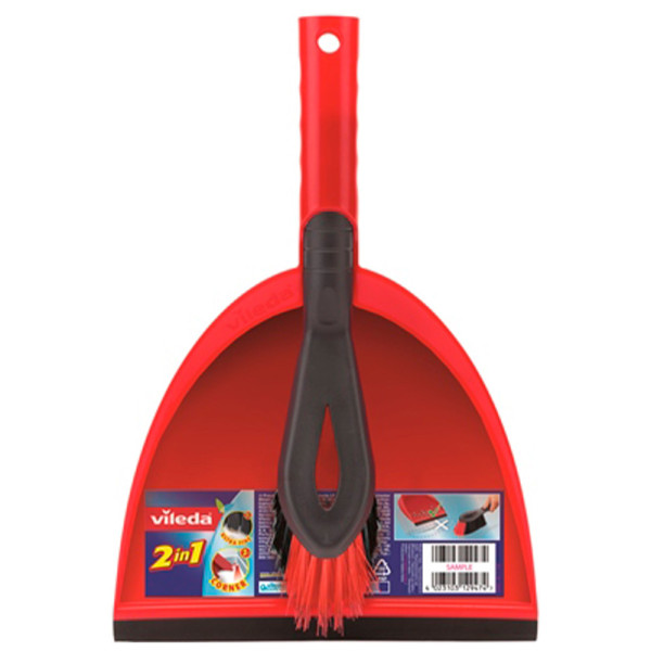 Pá com vassoura para limpeza