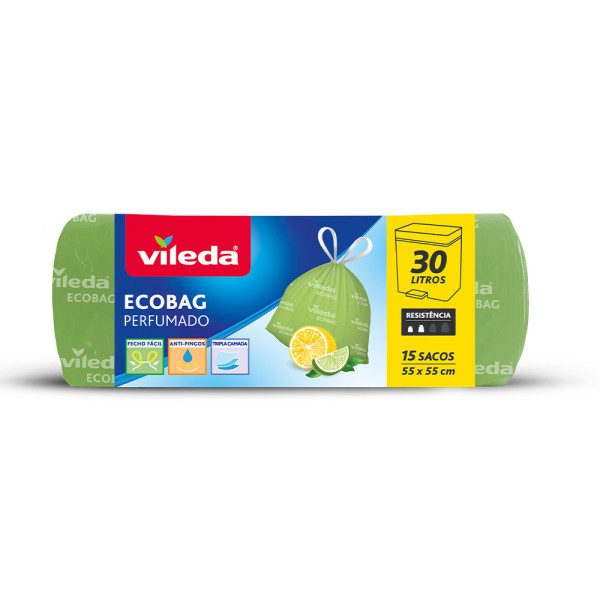 Sacos do lixo perfumados Limão Ecobag
