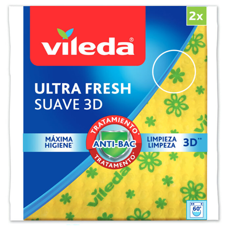 Pano de Limpeza Suave Ultrafresh 3D