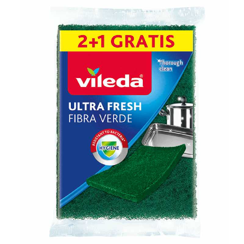 Esfregão de Fibra Verde Ultra Fresh
