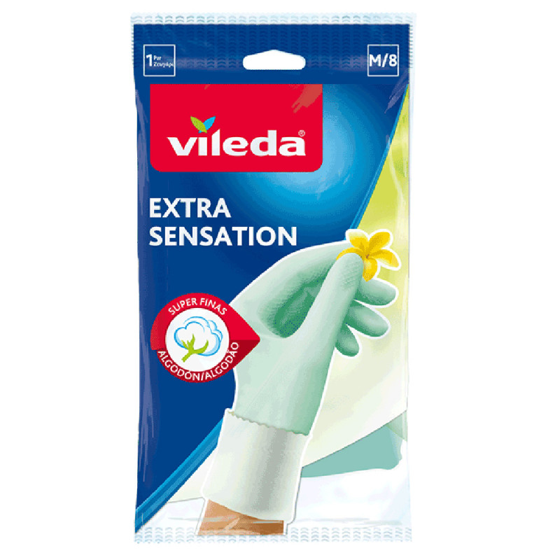 Luvas multiusos Extra Sensation em látex