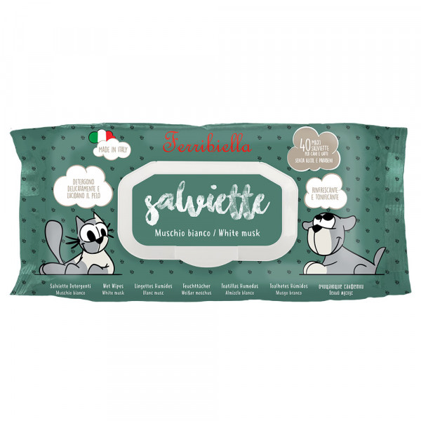 Toalhitas Salviette White Musk com Almíscar Branco