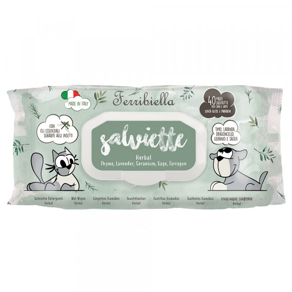 Toalhitas Salviette Herbal