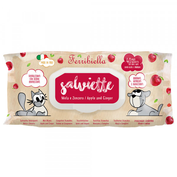 Toalhitas Salviette com Maçã e Gengibre