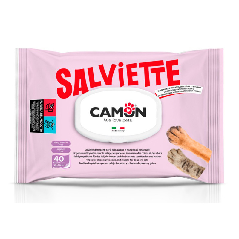 Camon Toalhetes Húmidos Clorexidina & Mirra