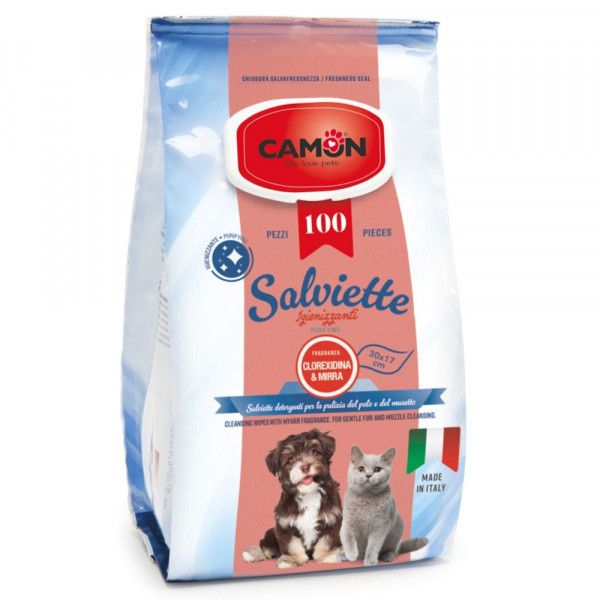 Camon Toalhetes Húmidos Clorexidina & Mirra