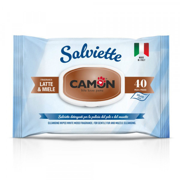 Camon Toalhetes Húmidos Leite & Mel