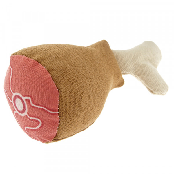 Coxa de Frango de Lona com Som para Cães