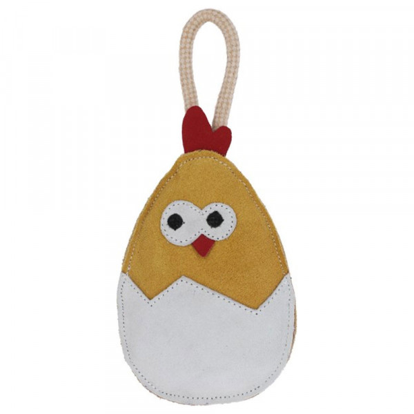 Brinquedo Pintainho de camurça para cão