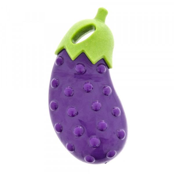 Beringela de Brinquedo TPR com Apito para Cães