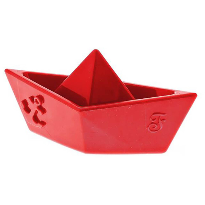 Barco flutuante de TPR com som para cão