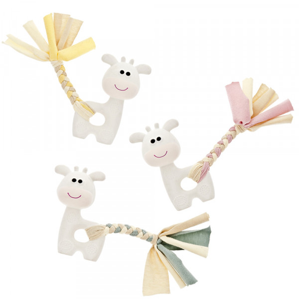 Mini Girafa com Cauda para Cachorros - Baby Toys