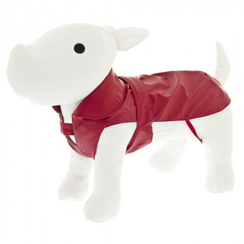 Casaco Impermeável Pocket Vermelho Para Cães