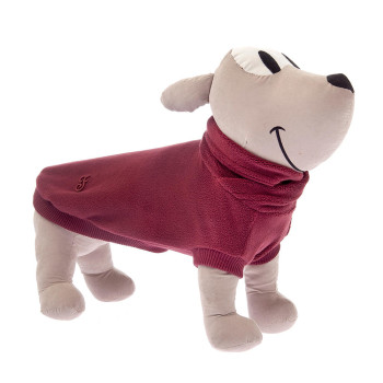 Camisola Polar Polarotto Bordeaux Para Cão