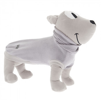 Camisola Polar Polarotto Cinza Para Cão