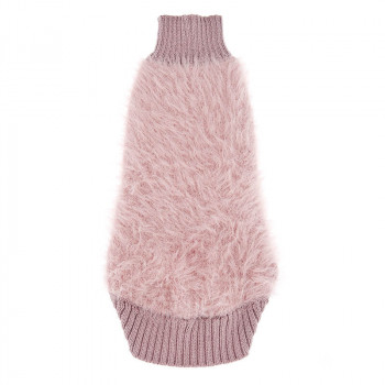 Camisola Batuffolo Com Pelo Rosa